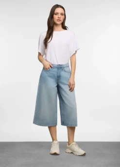 Bermuda Fit Regular in denim donna
