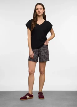 Bermuda fit regular in french terry di puro cotone donna