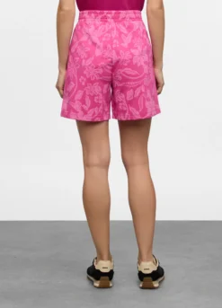Bermuda fit regular in french terry di puro cotone donna
