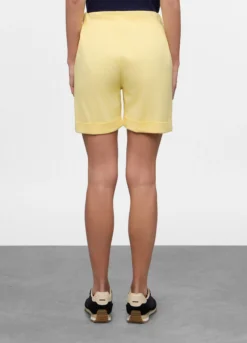 Bermuda fit regular in jersey di puro cotone donna
