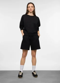 Bermuda in french terry di puro cotone donna