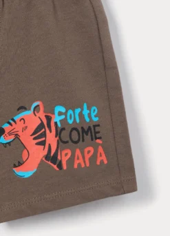 Bermuda in french terry di puro cotone bimbo