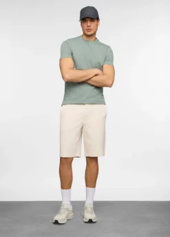 Bermuda in interlock di cotone stretch uomo