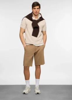 Bermuda in interlock di cotone stretch uomo