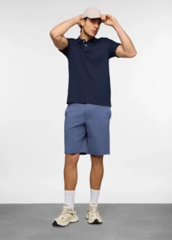Bermuda in interlock di cotone stretch uomo