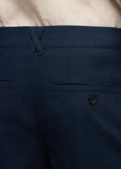 Bermuda in lino e cotone uomo