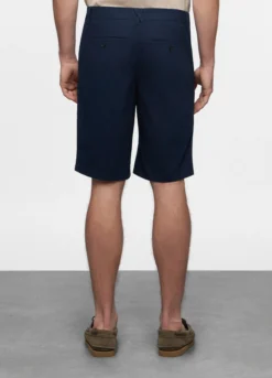 Bermuda in lino e cotone uomo