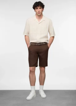 Bermuda in lino uomo