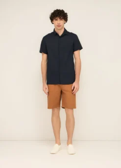Bermuda in tela di cotone uomo