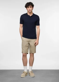 Bermuda in twill di cotone uomo
