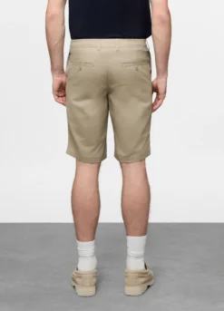 Bermuda in twill di cotone uomo