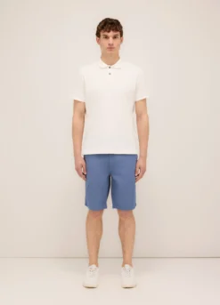 Bermuda in twill di cotone uomo