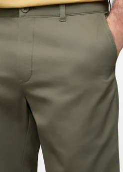 Bermuda in twill di cotone uomo
