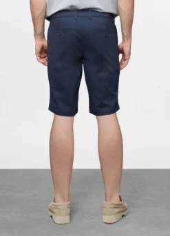 Bermuda in twill di cotone uomo