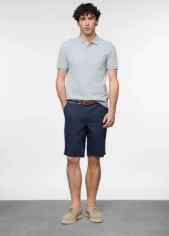 Bermuda in twill di cotone uomo