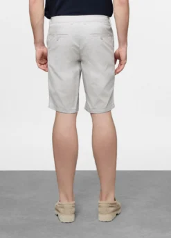 Bermuda in twill di cotone uomo