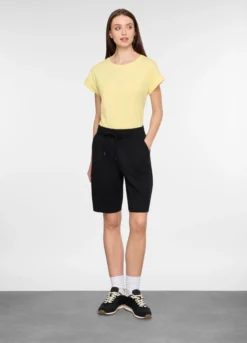 Bermuda regular fit in french terry donna