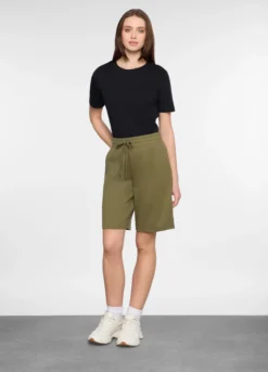 Bermuda regular fit in french terry donna
