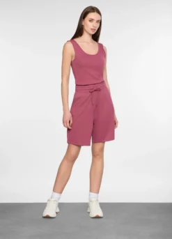 Bermuda regular fit in french terry donna