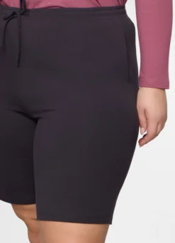 Bermuda regular fit in french terry stretch donna curvy