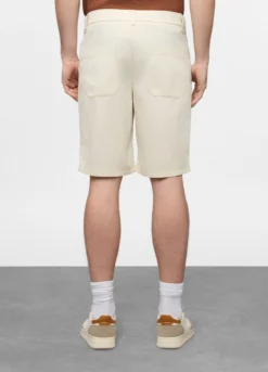 Bermuda relaxed fit in puro cotone uomo
