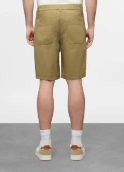 Bermuda relaxed fit in puro cotone uomo