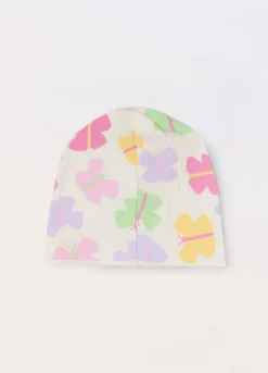 Berrettino in cotone stretch neonata