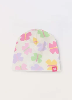 Berrettino in cotone stretch neonata