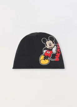 Berrettino Mickey Mouse in french terry stretch neonato