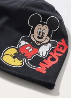 Berrettino Mickey Mouse in french terry stretch neonato