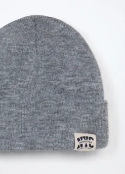 Berretto tricot con patch