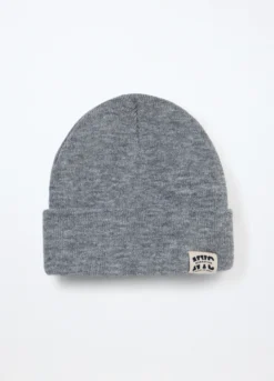 Berretto tricot con patch