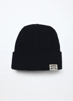 Berretto tricot con patch