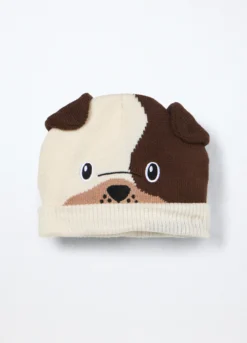 Berretto beanie con ricami neonato