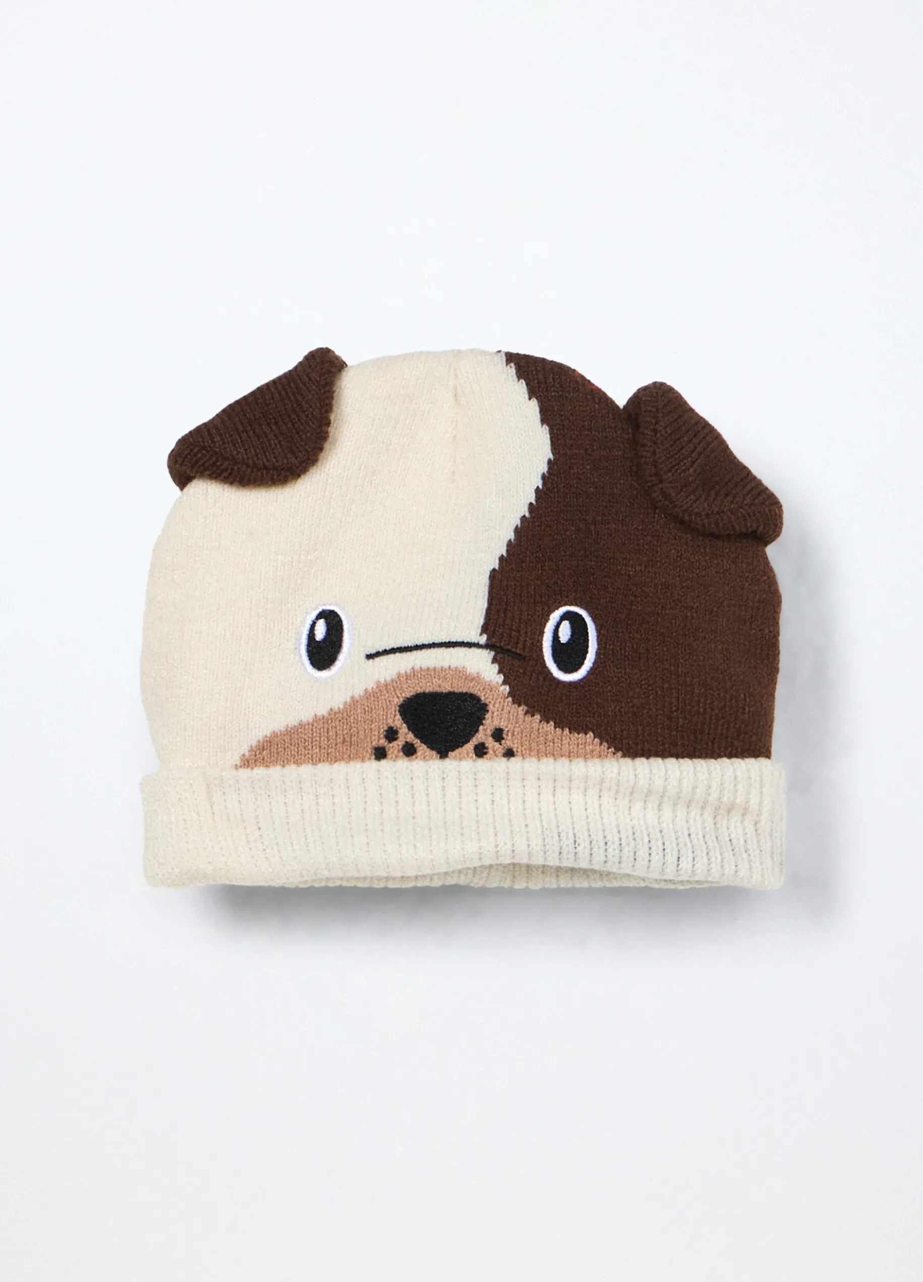 Berretto beanie con ricami neonato