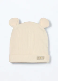 Berretto in costina misto cotone neonato