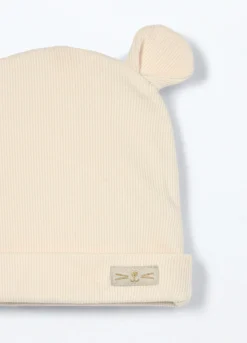 Berretto in costina misto cotone neonato