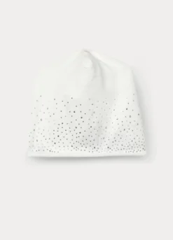Berretto in french terry di cotone stretch