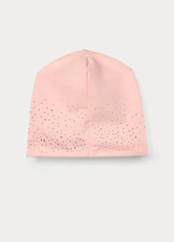 Berretto in french terry di cotone stretch