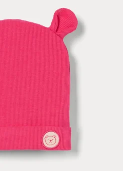 Berretto in french terry di viscosa stretch neonata