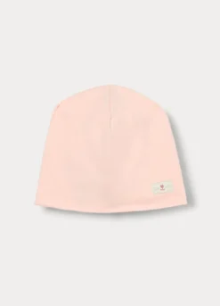Berretto in jersey di cotone stretch neonata