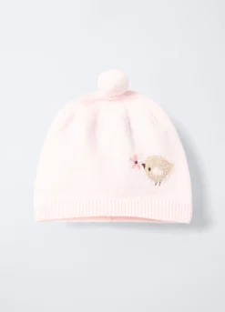 Berretto tricot in puro cotone neonata