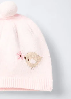 Berretto tricot in puro cotone neonata
