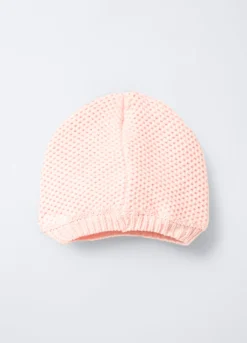 Berretto tricot in puro cotone neonata
