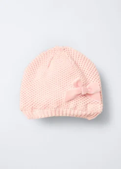 Berretto tricot in puro cotone neonata