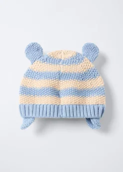 Berretto tricot in puro cotone neonato