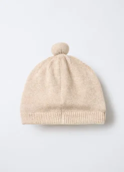 Berretto tricot in puro cotone neonato