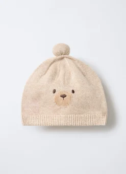 Berretto tricot in puro cotone neonato