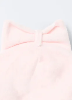 Berretto velour misto cotone neonata