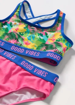 Bikini con stampa ragazza